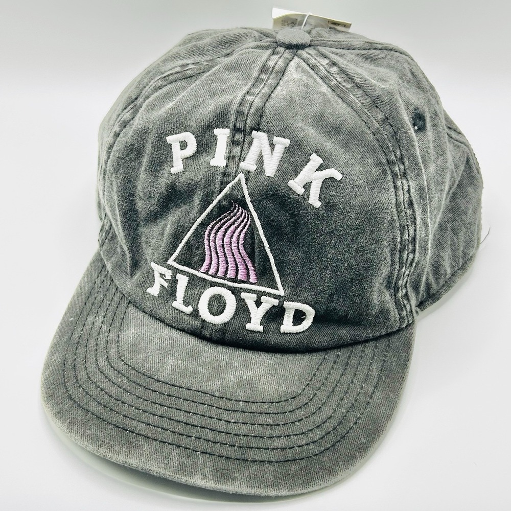 Pink Floyd Music Band Logo Distressed Hat Cap Adjustable Snapback Black Casual